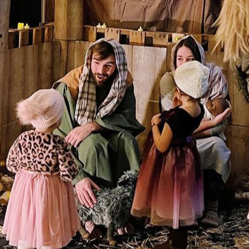 Kids interactive Nativity at Candlelight Carols