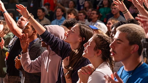 Students at eXperience Jesus, a youth conference from Moody Conferences
